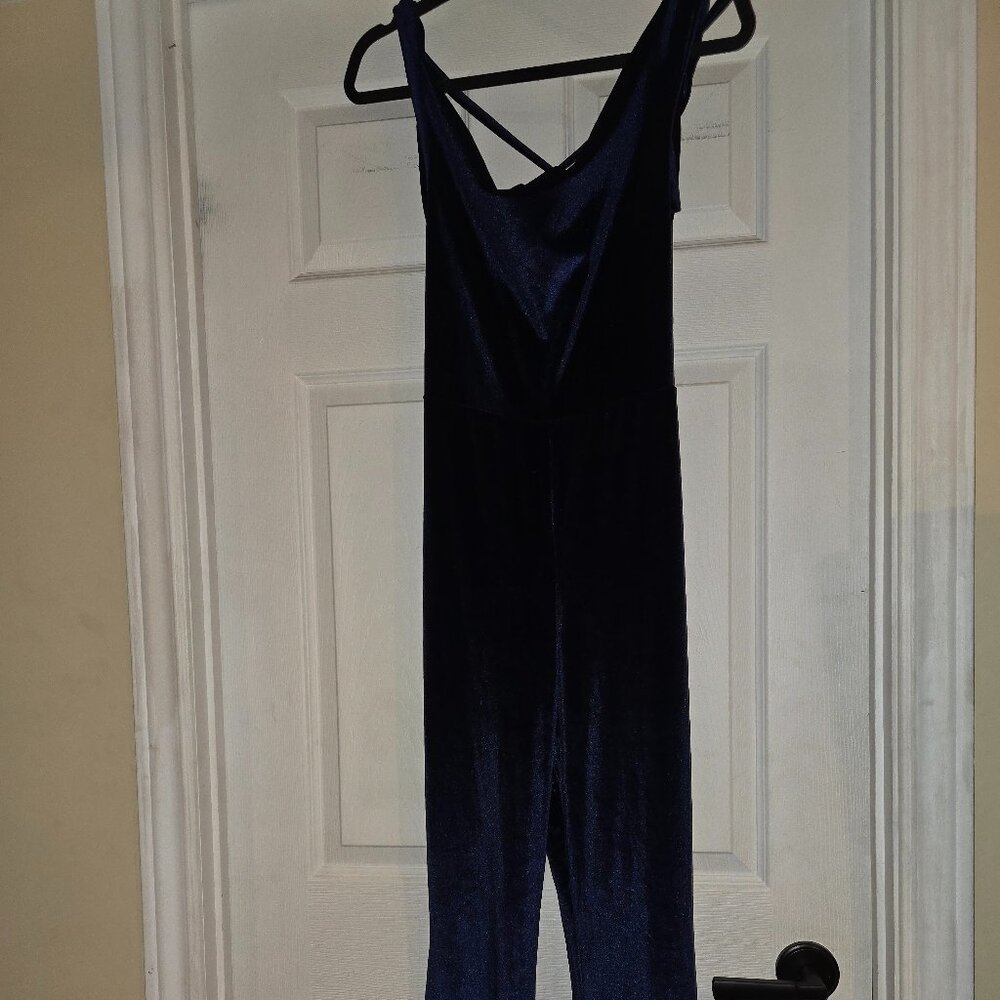 Lulu's velvet jumpsuits